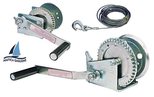 Argano manuale acciaio 550 - argano,